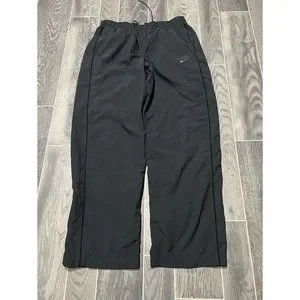 NIKE服 Nike Basketball Sweatpants Black White Soft Polyester Men's